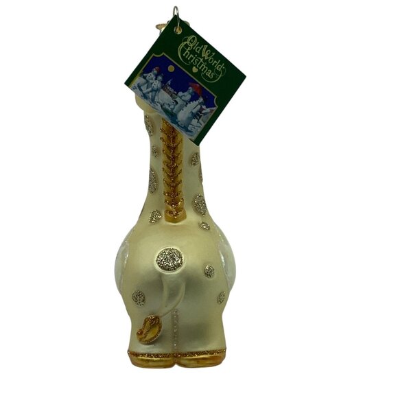 Old World Christmas OWC Babys First Christmas Giraffe Glass Ornament 4" with Box - Picture 5 of 10